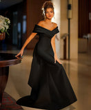 Temperament Light Wedding Dress Fashion Shoulder Temperament High-End Slim Fish Tail Slimy Dress 2026 HZ0517
