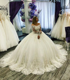 Star Of The Same 2026 New Women's Lace Long-Sleeved Long-Sleeved Wedding Dress HZ0517