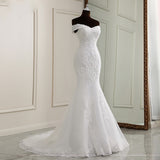 Elegant Shoulder Wedding Dress Wedding Dress Main Wedding Dress Mermaid White Wedding Dress New HZ0517