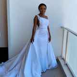 Wedding Dress High-End Shoulder-To-Shoulder-To-Back Nail-Snap-Sing-Sing-Faced Wedding Dress Bridal Yarn HZ0517