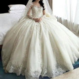 Wedding Bride Drags-And-Shoulder Long-Sleeved Tail 2026 New Fashion Spring Lace-Worded Long-Sleeved Tailed Woman HZ0517