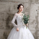 Wedding Dress Sen Series Super Fairy Dream Wedding Dress 2026 New Temperament Bride Wedding Shoulder Court Wedding Dress Simple HZ0517