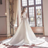 Sine-Faced Light Wedding Dress 2026 New Temperament Slim Slimed Tail Bride Wedding Welcome Yarn Banquet Main Yarn HZ0517
