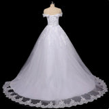 Main Wedding Dress 2026 New Bride High-Waist Long Sleeve Spring Simple Thin Small Simple Wedding Dress HZ0517