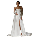 Super Fairy Temperament With Thin Lace-Dated Lace-Dated Wedding Dress 2026 New Bride Small Welcome Out Of The Yarn Tail HZ0517