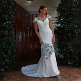 Sexy Dingy Light Wedding Dress 2026 New Small Dress Simple Go Out Yarn Fishtail Travel To Welcome HZ0517
