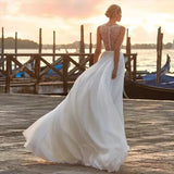 Women's Wedding Dress Party Party Party Dress Wedding Dress Bridal V-Neck Fairy Beach Evening Dress HZ0517