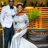 Long-Sleeved Wedding Dress 2026 New Bridal Wedding Temperament Generous Sexy Main Wedding Dress Spring HZ0517
