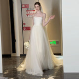 French Brao Light Wedding Dress 2026 New Bridal Senior Sense Of The Super Fairy Go Out To Welcome The Engagement Dress Dress HZ0517