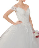 The Main Wedding Dress Shoulder-Shaped Korean-Style Slimming 2026 New Tailed Wedding Dress Spring HZ0517