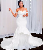 Wedding Dress Shoulder 2026 New Wedding Dress African Bride Wedding Fishtail Wedding Dress HZ0517