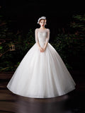 Wedding Dress 2026 New Bridal Shoulder Thin Line Fluffy Skirt Supply HZ0517