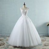 Sleeveless Bride Main Wedding Dress 2025 New Lace Wedding Dress Repair Slimming Main Wedding Dress Woman HZ0517