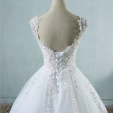 Sleeveless Bride Main Wedding Dress 2025 New Lace Wedding Dress Repair Slimming Main Wedding Dress Woman HZ0517