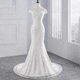 Fishtail Main Wedding Dress 2026 New Fairy Lace Simple Light Wedding Dress Bride Wedding Yarn Spring HZ0517