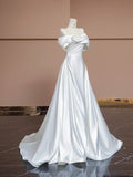 French Bra Light Wedding Dress 2026 New White Densate Go Out Yarn Small Tail Wedding Registration Dress Engaged Woman HZ0517