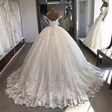 2026 Mid-Rise Lace Dreamy White Long Tail French Simple Show Long Long Mid-Long Wedding Dress HZ0517