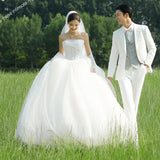 2026 New Breast-Shape Thin Wedding Dress Super Xiansen Wedding Bride Wedding Yarn Travel To Show Thin And Fluffy Skirt HZ0517