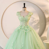 High-End Green Wedding Dress 2026 New Thin Retro Color Yarn Dress HZ0517