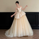 French Brag Main Wedding Dress 2026 New Bride Engagement Wedding Dress High-End Light Luxury Welcome Out Of The Door Light Wedding Dress HZ0517