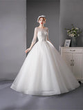 Wedding Dress 2026 New Bridal Shoulder Thin Line Fluffy Skirt Supply HZ0517
