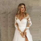 Hanging Shoulder Wedding Dress 2026 New Bride Simple Deep V Collar Big Dew Back Shot Small Tail Soft Yarn Thin Yarn HZ0517