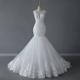 Fishtail Light Wedding Dress 2026 New Spring Sexy Tail Luxury Sen Thin Bride French Retro HZ0517