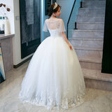 French Light Wedding Dress 2025 New Bridal Main Yarn Retro Temperament Dress Simple Atmosphere Thin Wedding Summer HZ0517