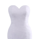Wish New Simple Fish Tail Slimming Deep V Thin Temperament Wedding Dress HZ0517