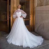 Light Yarn Dress 2026 New Bubble Sleeve Large Size Small French Hepburn Wedding Welcome Light Wedding HZ0517