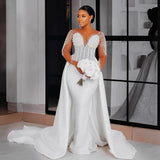 2026 Wedding Dress Sexy Suspension V-Neck Dress Wedding Dress Evening Dress HZ0517