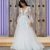 Wedding Dress 2026 New Sexy Lace Long-Sleeved Holiday Dress Dinner Dress HZ0517