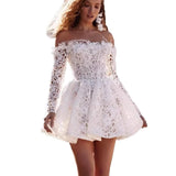 French Travel Shot Light Wedding Wedding Beach Short Skirt Elegant And Sexy Thin Shoulder Banquet Dress HZ0517