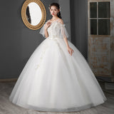 Light Wedding Dress Master Wedding Dress Size 2025 New French Mori Character Thin Bridal Female White F90 HZ0517
