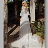 Main Wedding Dress Spring Deep V Collar 2026 New Small Tailed Yarn Skirt Sexy Bare Back Trip Wedding Dress HZ0517