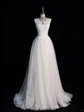 Light Main Wedding Dress 2026 New Bridal Sling French Sling Summer Large Dress Simple Long Tail HZ0517