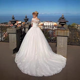French Bridal Light Main Wedding Dress 2026 New Temperament Simple Thin Long Sleeves Cover Long Tailings Out Of The Yarn HZ0517