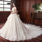 Hepburn Star Retro Main Wedding Dress 2025 New Bridal Women Luxury Dream Tailed Main Wedding HZ0517