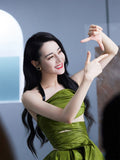 Alice Diri Reba The Same حÓ͹û Green High-End Toast Dress Wedding Party Birthday Evening Dress HZ0517
