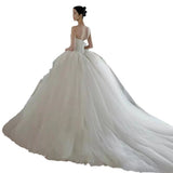 French Light-Storbed Wedding Dress Yarn High-Quality 2026 New Bridal Small High-End Sen System Simple HZ0517