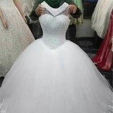 2026 New Large-Size Wedding Dress Bride High Waist Simple Temperament Suzhou Light Wedding Dress HZ0517