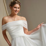 2026 New French Light Wedding Dress Simple Thin Senior Feeling Tug Dream Super Fairy Pungong Skirt HZ0517