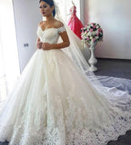 Wedding Dress 2026 New Word Shoulder Poncho Tau Dress Wedding Dress Entity Tail Wedding Dress HZ0517