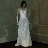 French Brae Light Wedding Dress 2026 New Heavy Industry Brides To Make Wedding Welcome Yarn HZ0517