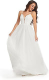 V-Neck Wedding Dress New Sling Strip De-Back Repair Simple Large-Size Trend Travel Main Wedding Dress HZ0517
