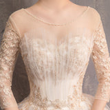 Wedding Dress 2026 New Temperament Bridal Slings Big Taileds Super Fairy Dream Simple Small Man Showing Thin HZ0517