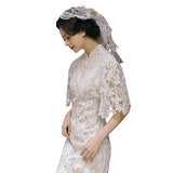 New Chinese-Style Light Wedding Dress Senior Feel Laceson Linen Retro National Style Engagement Cheongsam Bride Out Of The Cabinet Back Door HZ0517