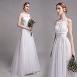 2026 New Word Shoulder French Hanging Neck Light Wedding Dress Mori Version Of The Korean Version Of The Lace Out Of The Light Dress Woman HZ0517