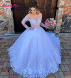 2026 New Women's Evening Dress Dress Long-Sleeved Solid Color Perspective Lace Bridal Wedding Dress HZ0517