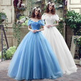 Cinderella At Fugitive Series Dresses In Spring 2026 Blue Simple Photo Photography Art Examination HZ0517